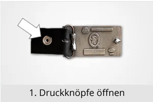 Wie du einfach deine Gürtelschnalle wechselst