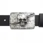 Preview: Design Belt Buckle Skull with crack with belt