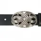 Preview: Design Belt Buckle Tendril, silver plated with belt