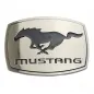 Preview: Belt Buckle Ford Mustang Pony silver/black