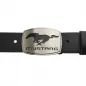 Preview: Belt Buckle Ford Mustang Pony silver/black with belt