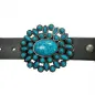 Preview: Belt Buckle Turquoise with belt