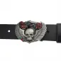 Preview: Belt Buckle Skull with Roses