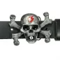 Preview: Belt Buckle Skull + Black 8 Billiard Ball in the mouth + red 13 with belt