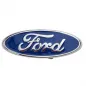 Preview: Belt Buckle Ford Logo, oval, silver/blue