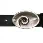 Preview: Design Belt Buckle Koru Leaf with belt