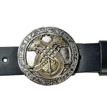 Belt Buckle Celtic Motif with belt