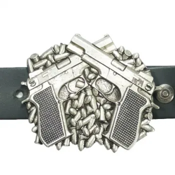 Belt Buckle Guns with bullets with belt