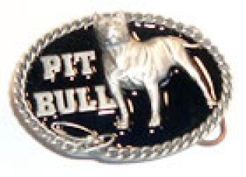 pitbull belt buckle