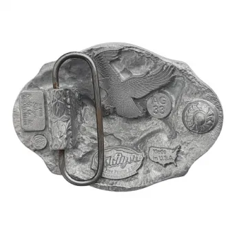 Belt Buckle Flying Eagle + Nature back