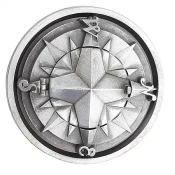 Belt Buckle Compass detail view front