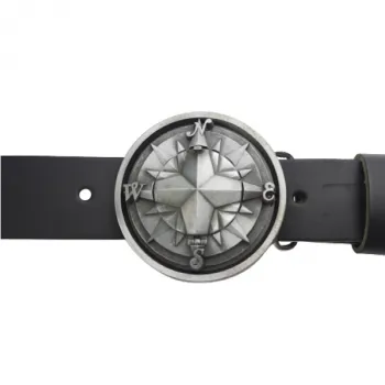 Belt Buckle Compass with belt