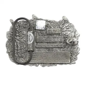 Belt Buckle Elvis Graceland Memories Back