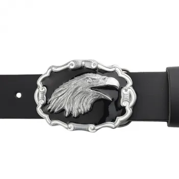 Belt Buckle Eagle Head + Decorations with belt