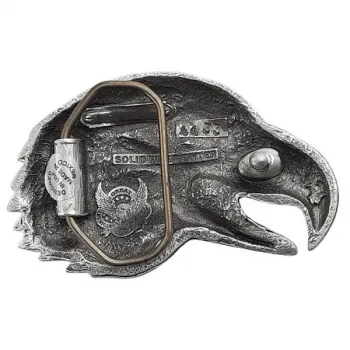 Belt Buckle Biomechanical Eagle back