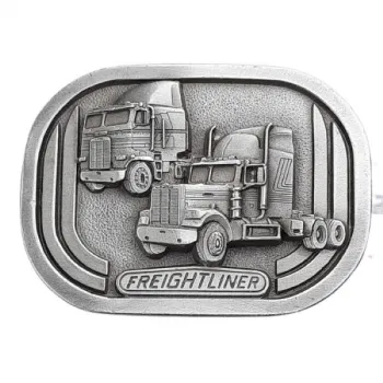 Belt Buckle Freightliner silver