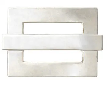 Design Belt Buckle Bride Island silver shining from Umjubelt