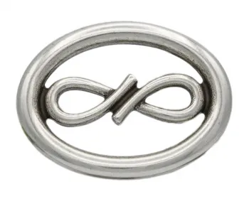 Design Belt Buckle Ending Silver from Umjubelt