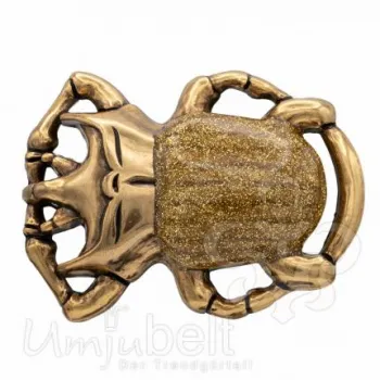 Design Belt Buckle Beetle gold metallic from Umjubelt