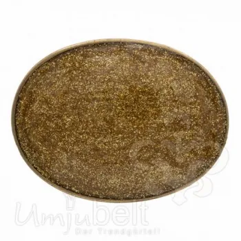 Design Belt Buckle Glitterati gold metallic from Umjubelt