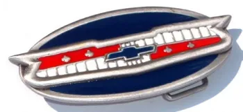 Belt Buckle Chevrolet Logo, oval
