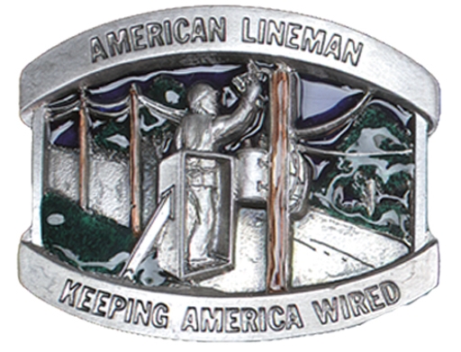 lineman belt buckle