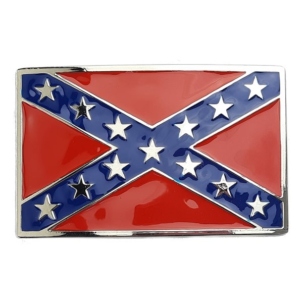 stars and bars belt buckle