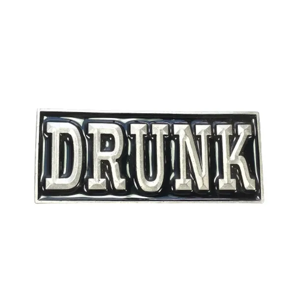 Gürtelschnalle Drunk - Betrunken