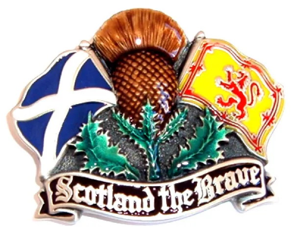 Gürtelschnalle Scotland the Brave