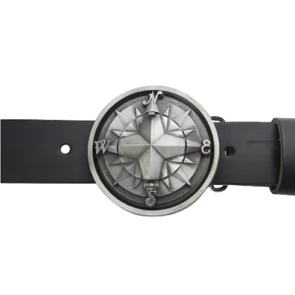 Belt Buckle Compass with belt