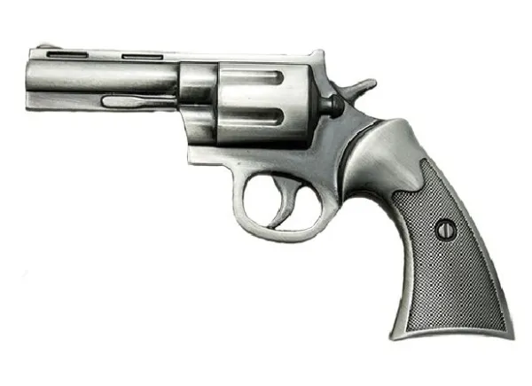 Gürtelschnalle Revolver