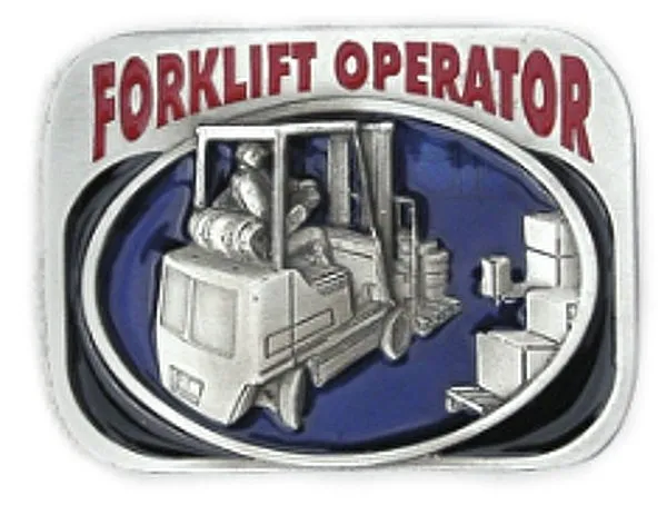 Belt Buckle Forklift Operator