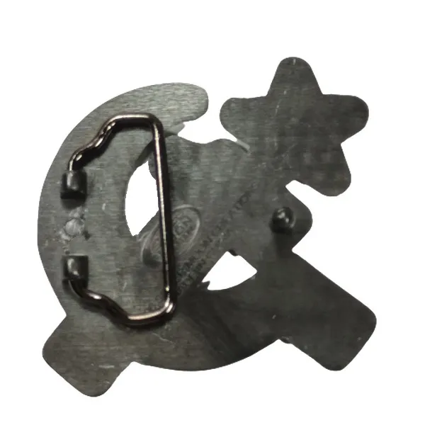 Belt Buckle Hammer and Sickle back