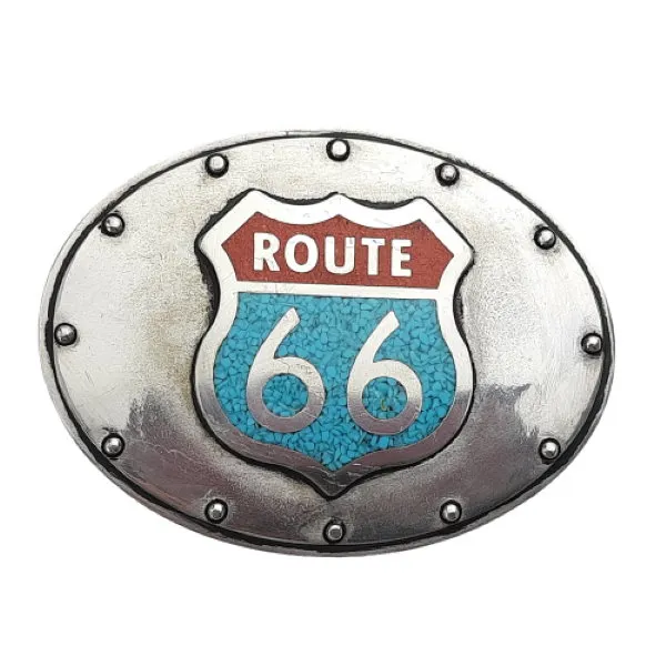 Belt Buckle Route 66