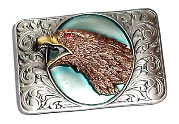 Belt Buckle Screaming Eagle + Decorations