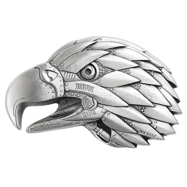 Belt Buckle Biomechanical Eagle