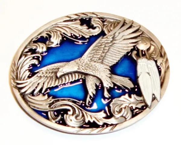 Belt Buckle Eagle in Flight + Decorations