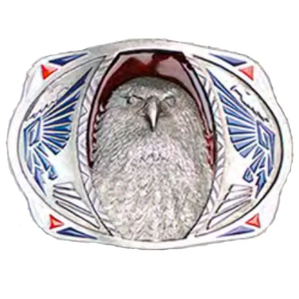 Belt Buckle Eagle Head + Decorations