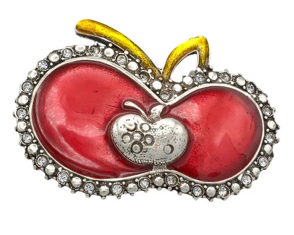 Design Belt Buckle Big red Apple from Umjubelt