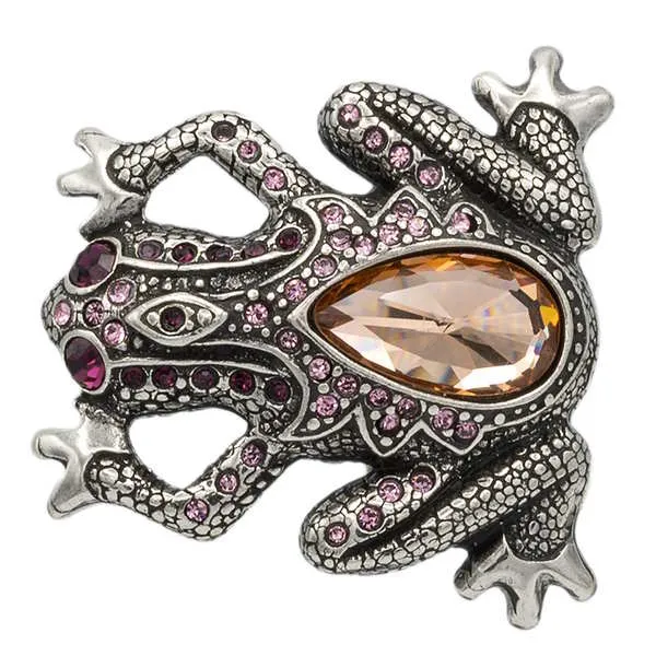 Design Belt Buckle Hippie Frog from Umjubelt