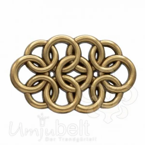 Design Gürtelschnalle Curlystyle gold von Umjubelt