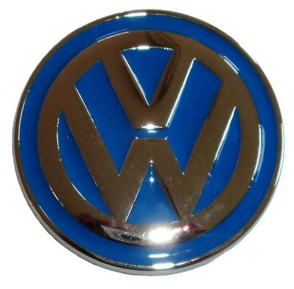 Gürtelschnalle Volkswagen Logo silber/blau