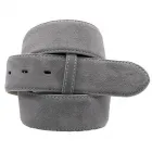 Belt Mellow Nubuck Leather - grey